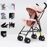 Sit And Lie Down Baby Portable Folding Simple Trolley - Almoni Express