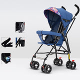 Sit And Lie Down Baby Portable Folding Simple Trolley - Almoni Express