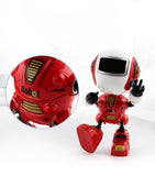 Smart Mini Alloy Robot Induction Light And Music Spaceman Toy - Almoni Express