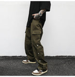 Snap Cargo Pants - AL MONI EXPRESS