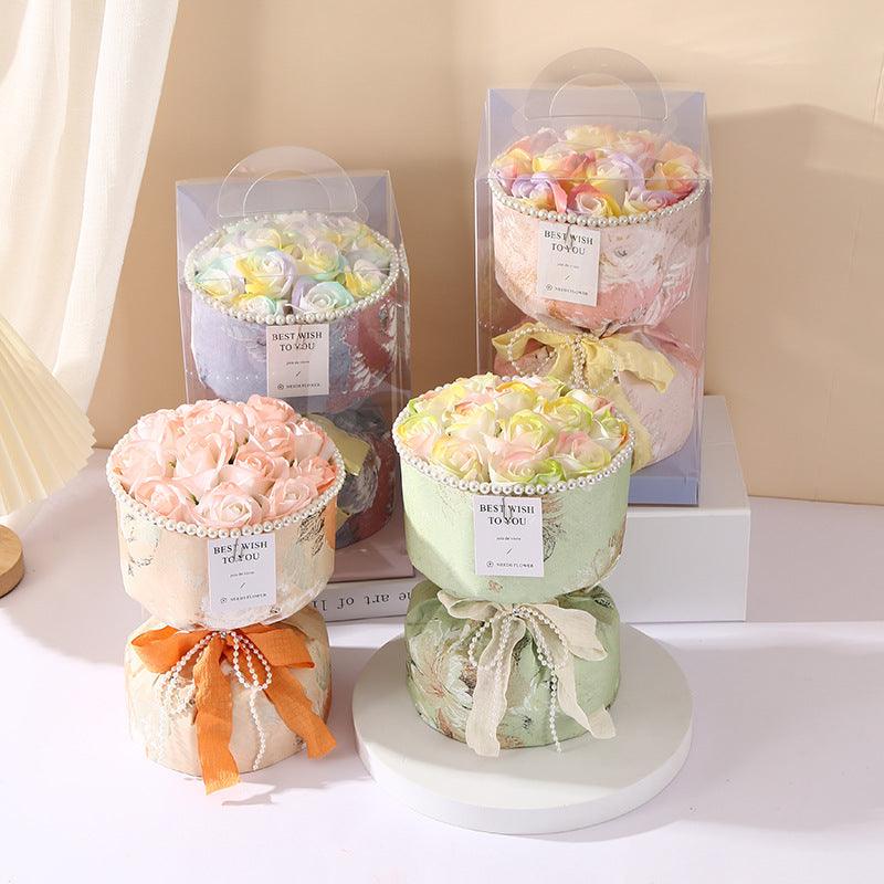 Soap Flower Bouquet Finished Product Gift Handicraft - Almoni Express