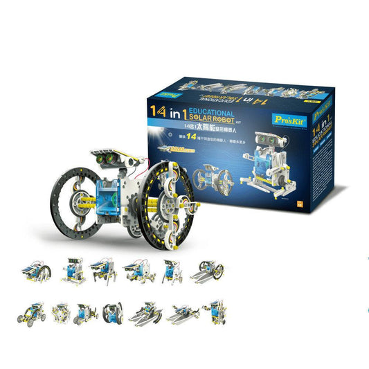 Solar Energy Deformation Robot Puzzle Toy Assembled For Children - Almoni Express