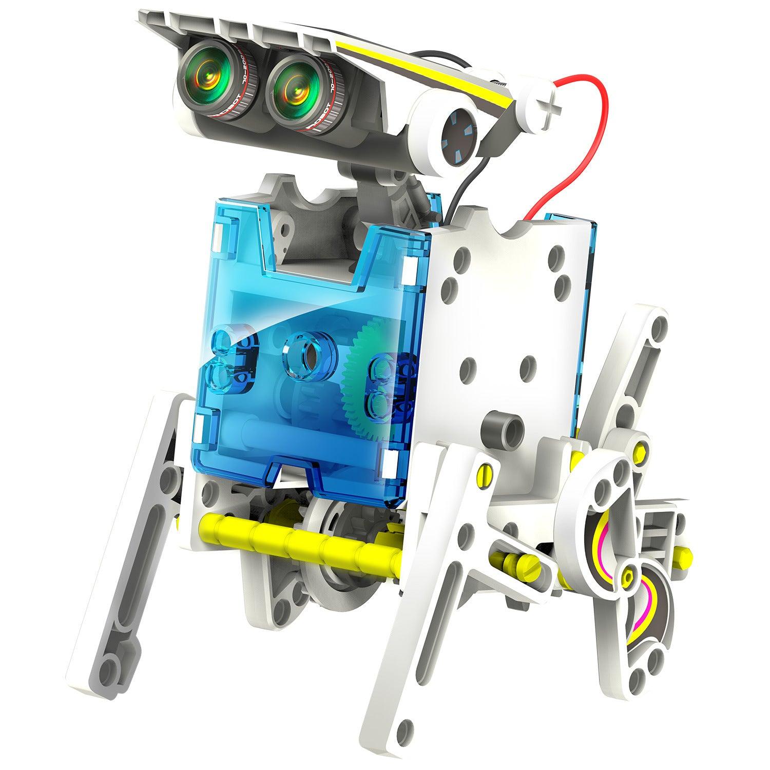 Solar Energy Deformation Robot Puzzle Toy Assembled For Children - Almoni Express