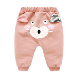 Spring And Autumn Baby High-waist Belly Protecting Trousers - Almoni Express