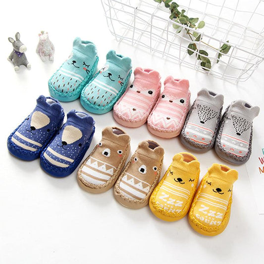 Spring And Autumn New Cartoon Baby Walking Shoes For Boys And Girls - Almoni Express