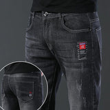 Spring And Autumn Slim Fit Skinny Stretch Fashion Trendy Handsome Casual Boy Jeans - AL MONI EXPRESS