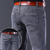 Spring And Autumn Slim Fit Skinny Stretch Fashion Trendy Handsome Casual Boy Jeans - AL MONI EXPRESS