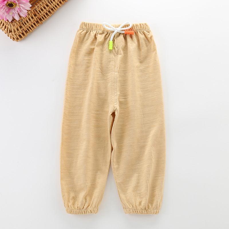 Spring And Summer New Children'S Mosquito Pants, Boys And Girls, Infants, Korean Version Of Bloomers, Thin Loose Trousers - Almoni Express