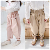 Spring Harem Pants Casual Cotton Pants - Almoni Express