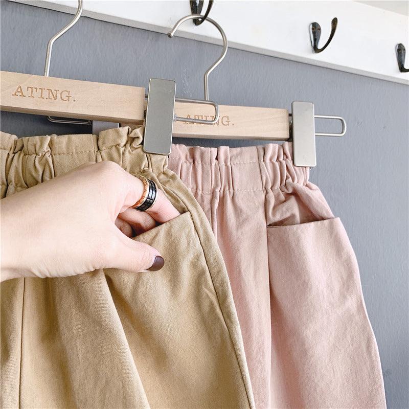 Spring Harem Pants Casual Cotton Pants - Almoni Express