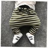 Striped harem pants - Almoni Express