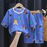 Summer Clothes Cotton Silk Air-conditioning Clothes Baby Clothes - Almoni Express