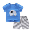 Summer Infant Newborn Baby Boy Clothes Children Clothing Set for Girls Kids T-Shirt Shorts 2PCS Outfits Cotton Casual Clothes - Almoni Express