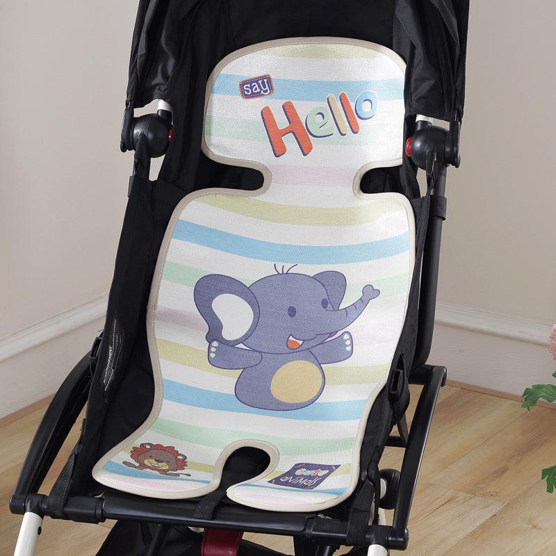 Summer Stroller Cooling Pad 3D Air Mesh Breathable Stroller Mat Mattress Latex Baby Car Seat Cover Cushion - Almoni Express