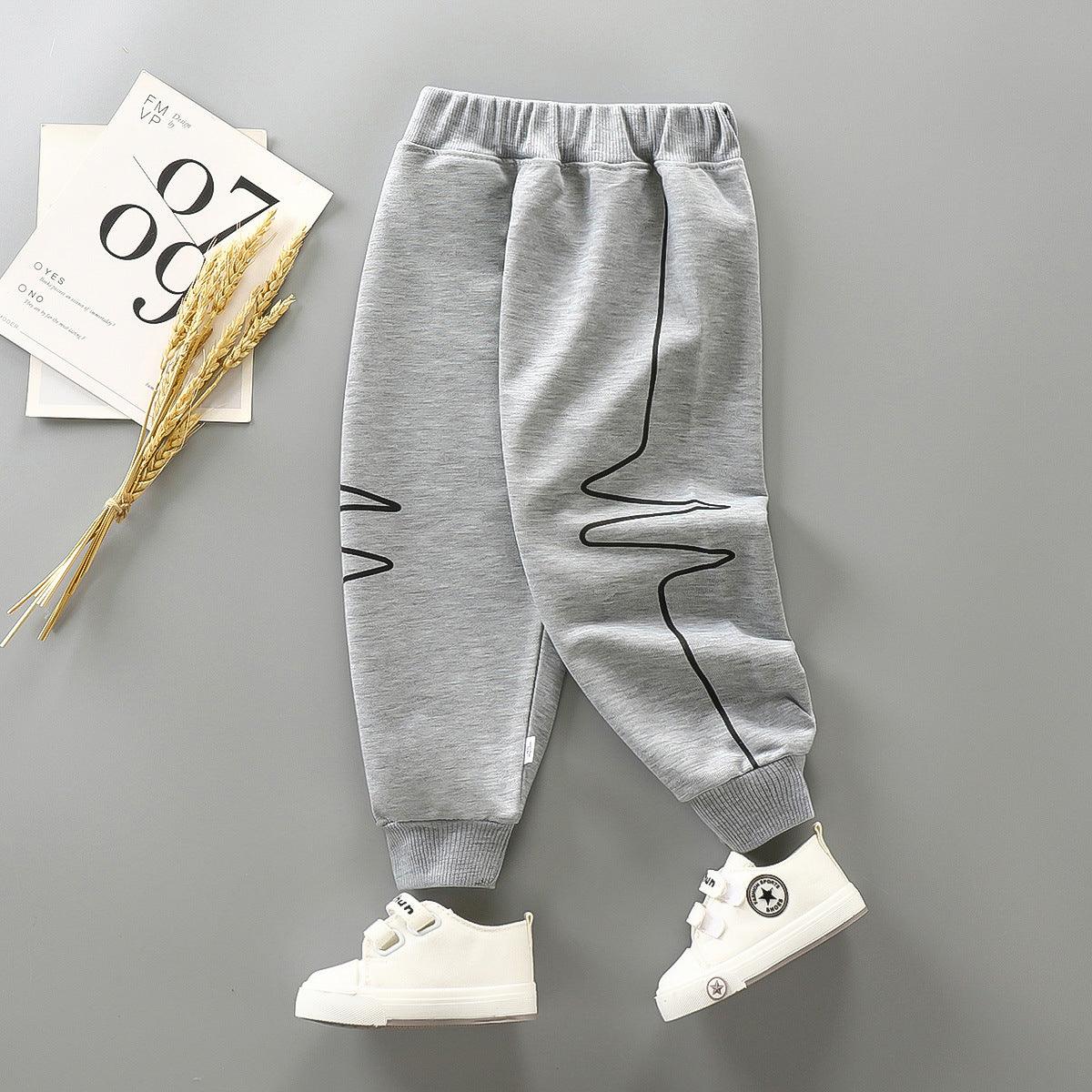 Sweatpants Boys And Girls Casual Pants Little Children's Sanitary - Almoni Express