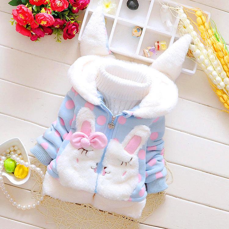 Thick Hooded Coat For Babies And Children - Almoni Express