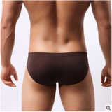 Ultra-thin Transparent Ice Silk Men's Briefs - Almoni Express