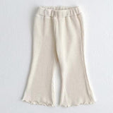 Western Style Bell-bottom Pants Baby Girl Fungus - Almoni Express