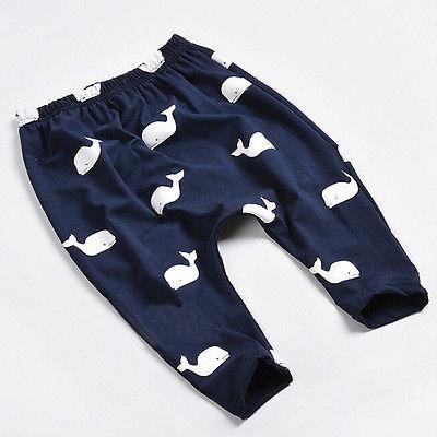 Whale Print Joggers - Almoni Express