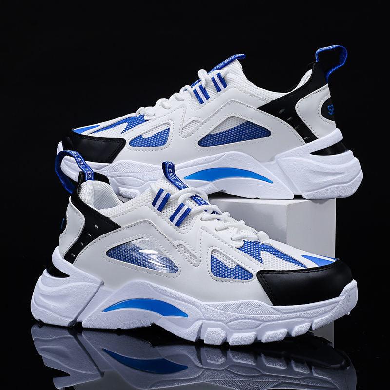 White Sneakers Men Non Slip Walking Running Shoes Sports - AL MONI EXPRESS