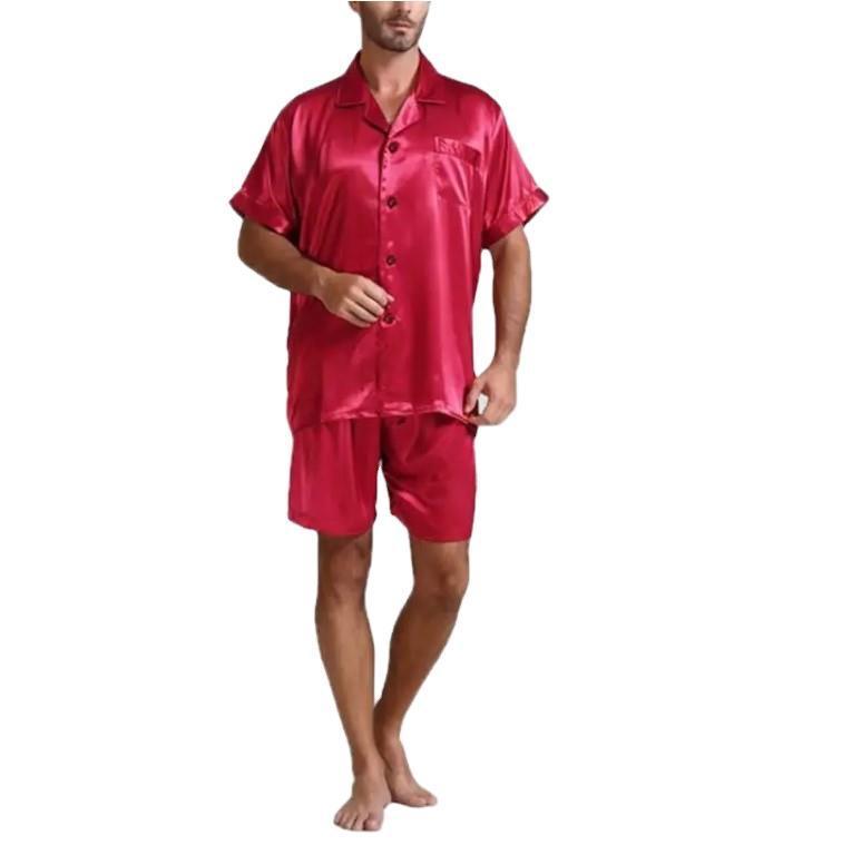 Wish Hot Sale Men's Solid Color Home Service Men's Pajamas Set - AL MONI EXPRESS