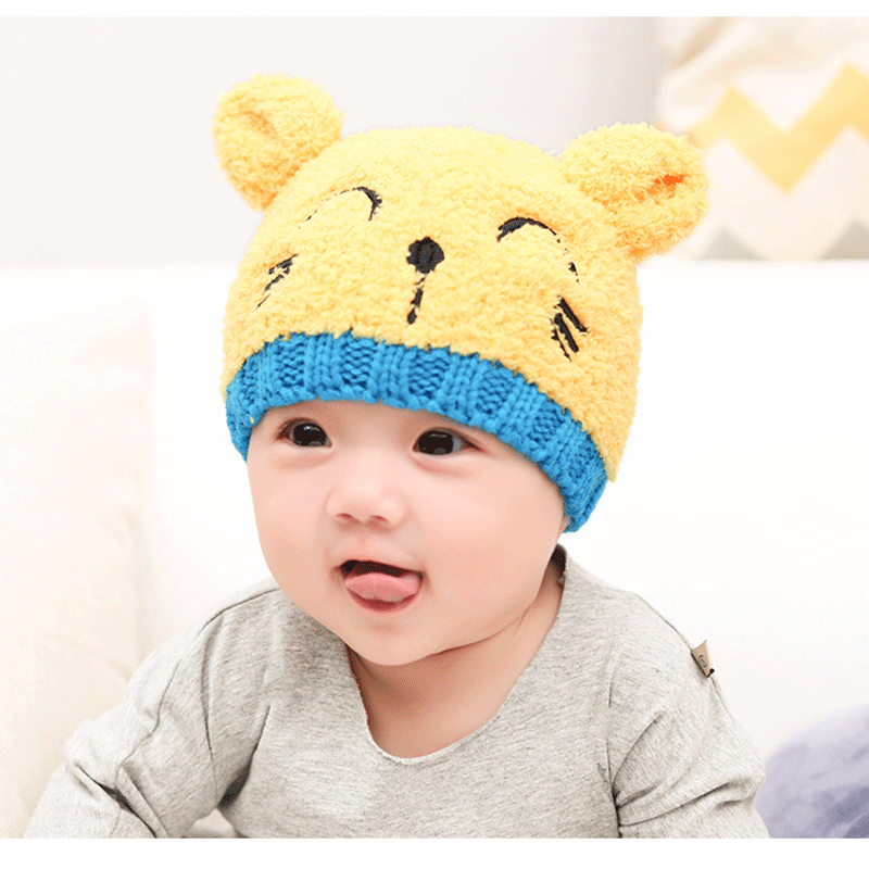 Wool scarf baby hat - Almoni Express